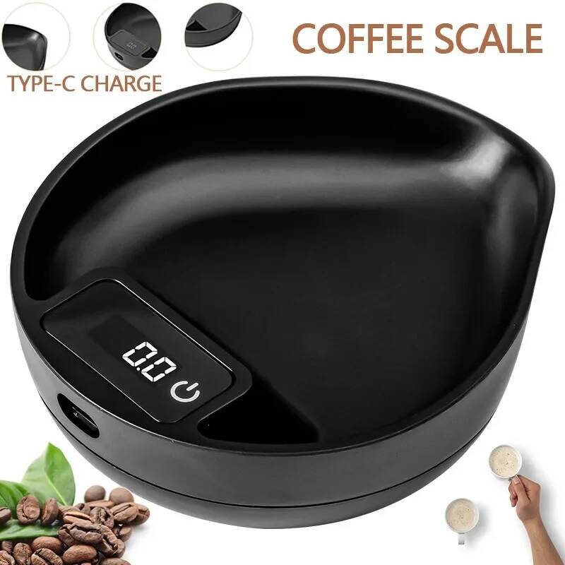 Home Cooking Recipes - Mini báscula electrónica portátil para café,
