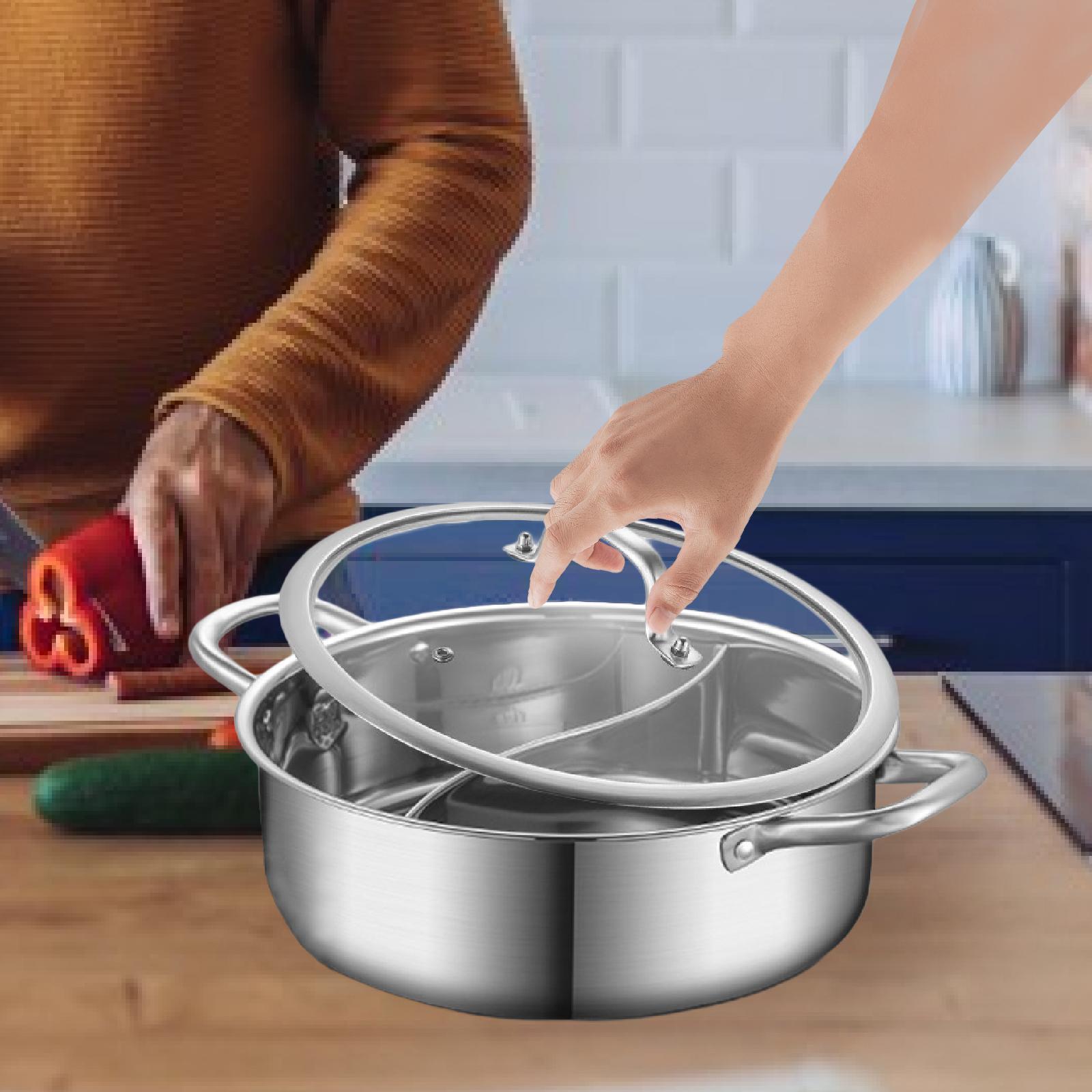 Olla de gas con divisor, olla  - Home Cooking Gas reseña y precio