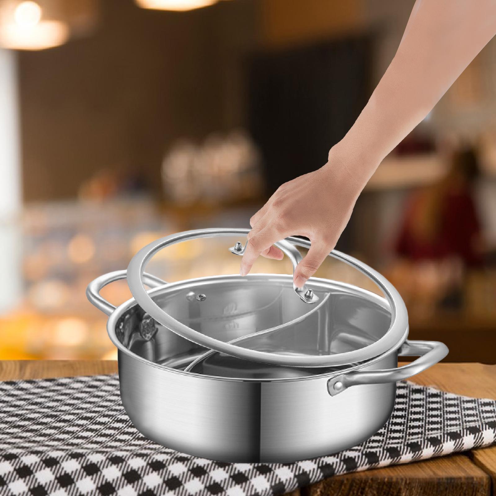 Olla de gas con divisor, olla  - Home Cooking Gas reseña y precio