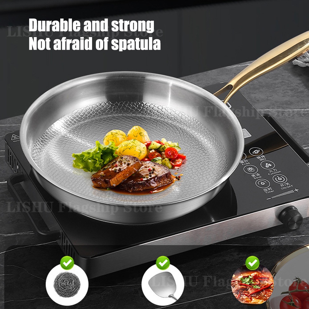 Sartén de Acero Inoxidable de  - Home Cooking Cookbook reseña y precio