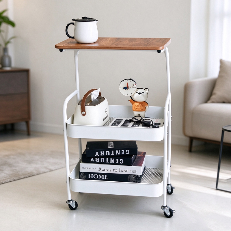 Carrito con ruedas y tres nive - Home Cooking Recipes reseña y precio