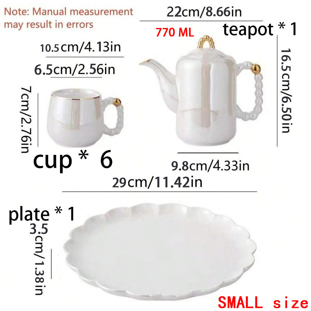 Juego de té de cerámica blanca - Home Cooking Recipes reseña y precio