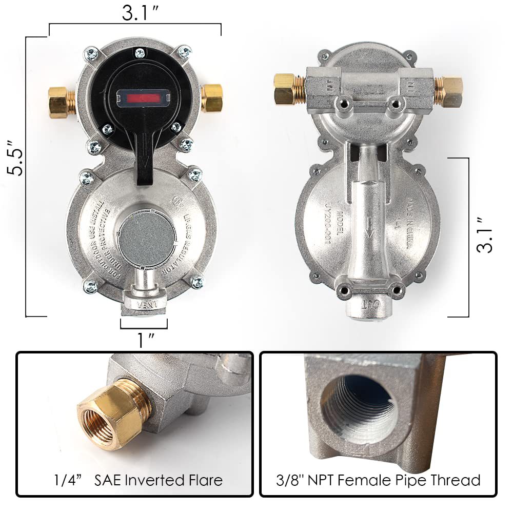 Paquete de 2 reguladores de ga - Home Cooking Gas reseña y precio